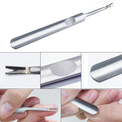 Ingrown Toenail Treatment Tool Ingrown Toenail File Cuticle Removal Pedicure Manicure Set Foot Care Kits Cuticle Fork Pusher Double Headed Toenail Groove Cleaner (Life017I) Health & Beauty > Personal Care > Foot Care Lifextol   