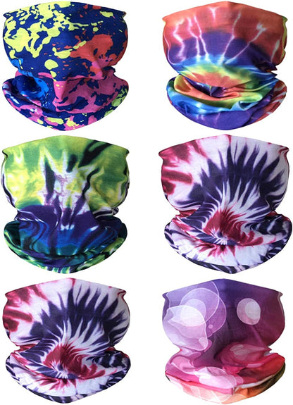 Kingree 6PCS Outdoor Magic Scarf, Elastic Headbands, Headscarves, Headwear, Mask Apparel & Accessories > Clothing Accessories > Bandanas & Headties KINGREE   