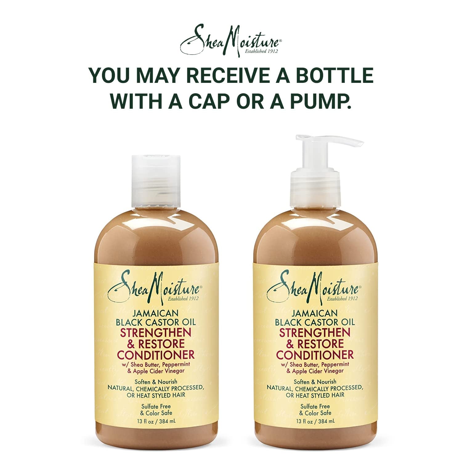 Shea Moisture Curly Hair Product Bundle Shampoo 16 Fl Oz, Conditioner 13 Fl Oz, Leave in Conditioner 16 Oz, Jamaican Black Castor Oil for Healthy Hair Growth, Strengthen & Restore, Sulfate Free Health & Beauty > Personal Care > Hair Care SHEA MOISTURE   