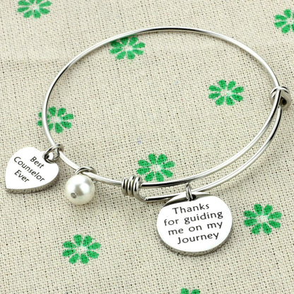 Kivosliviz Counselor Gifts Thank You Gifts for Counselors Best Counselor Ever School Counselor Jewelry Apparel & Accessories > Jewelry > Bracelets Anrrion   