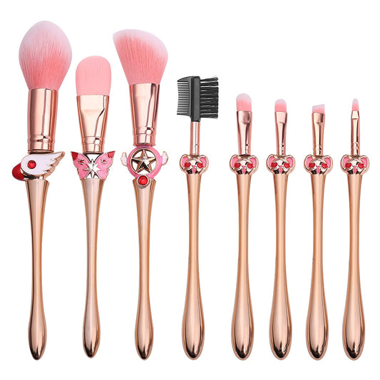 Magic Sakura Makeup Brushes Set - 8Pcs Cosmetic Makeup Brush Set Professional Tool Kit Set Pink Drawstring Bag Included (Sakura) (8Pcs) Health & Beauty > Personal Care > Cosmetics > Cosmetic Tools > Makeup Tools rongji jewelry 8 Piece Set  