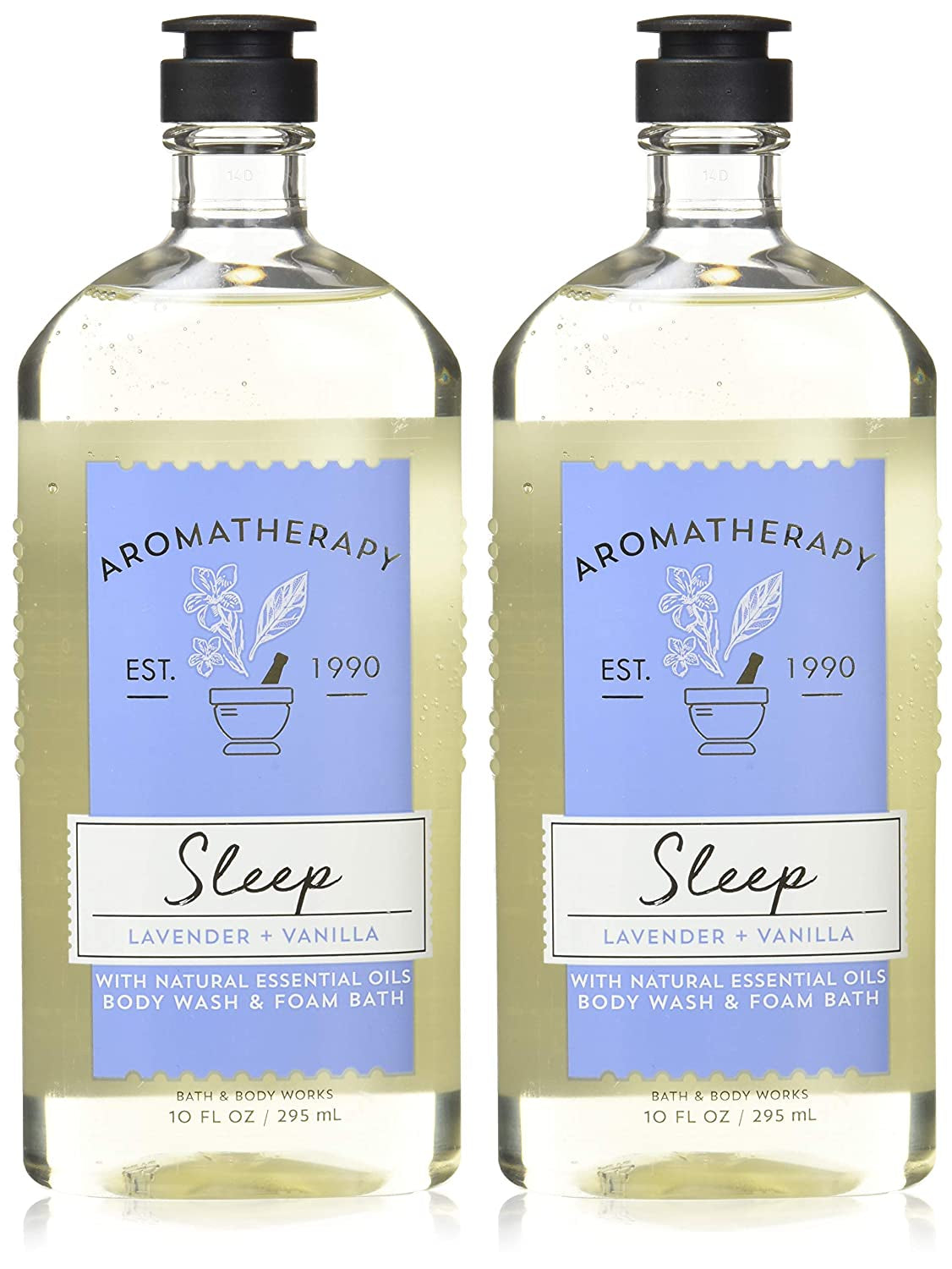 Bath and Body Works Aromatherapy Sleep Lavender Vanilla Body Wash Foam Bath 10 Ounces per Bottle - 2 Pack Health & Beauty > Personal Care > Cosmetics > Bath & Body Bath and Body Works   