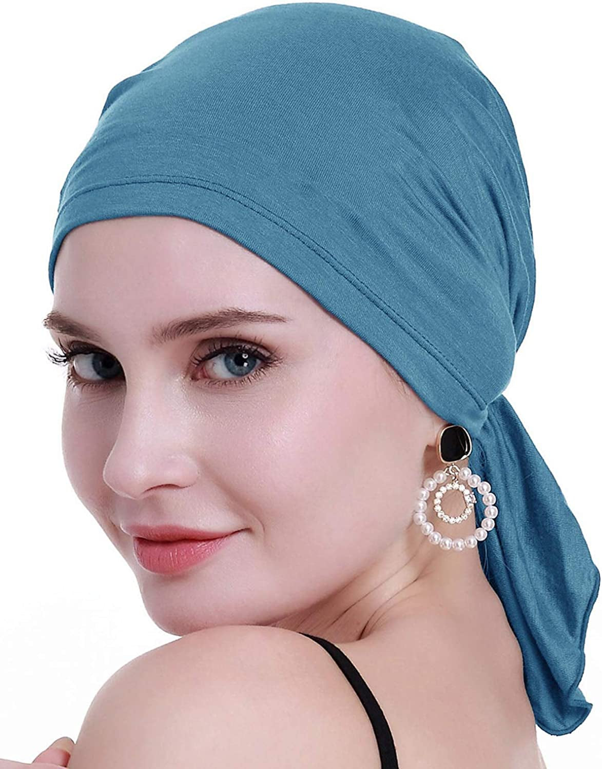 Osvyo Bamboo Chemo Headscarf for Women Hair Loss - Cancer Slip on Headwear Turbans Sealed Packaging  osvyo   
