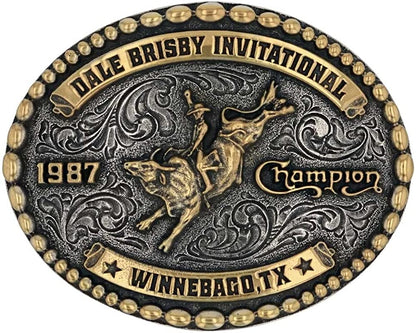 Montana Silversmiths Officially Licensed Dale Brisby Western Belt Buckle Apparel & Accessories > Clothing Accessories > Belt Buckles Montana Silversmiths Dale Brisby Invitational  