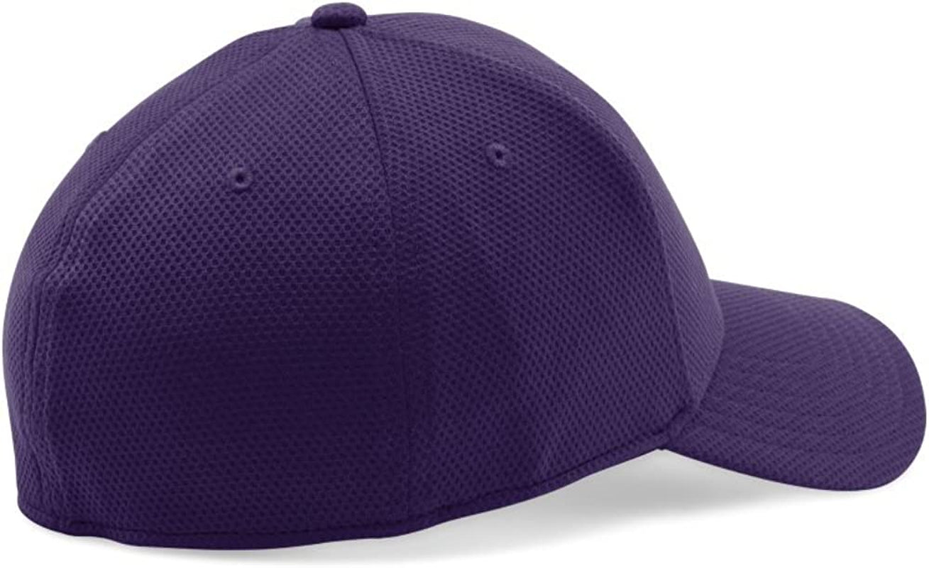 Under Armour Men'S Curved Brim Stretch Fit Cap, Purple/White, Medium/Large Apparel & Accessories > Clothing Accessories > Hats Under Armour   