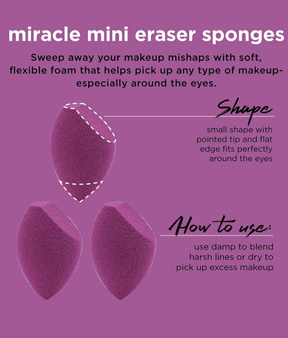 Real Techniques Miracle Complexion Assorted Beauty Sponges Makeup Blender, for Blending & Sculpting, Full Coverage, Professional Makeup Tool, Cruelty Free, Vegan, Latex Free, 6 Piece Sponge Set Health & Beauty > Personal Care > Cosmetics > Cosmetic Tools > Makeup Tools Real Techniques   