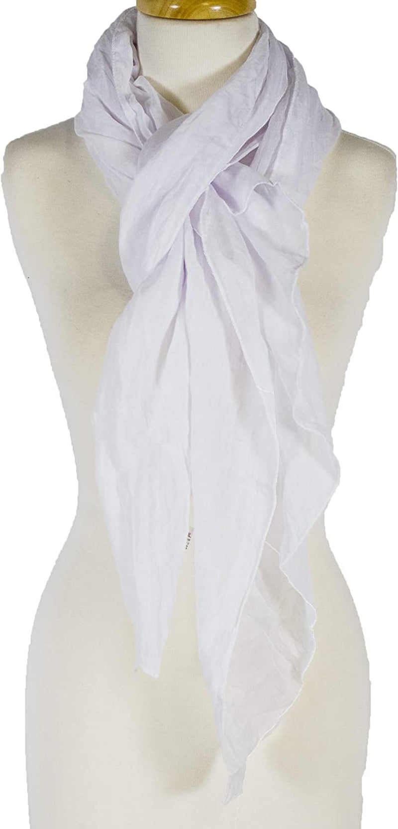 Cotton Solid Color Wrinkle Linen Scarf, Fashion Scarf, Multi Color, Beach Scarf Apparel & Accessories > Clothing Accessories > Scarves & Shawls Aleena   