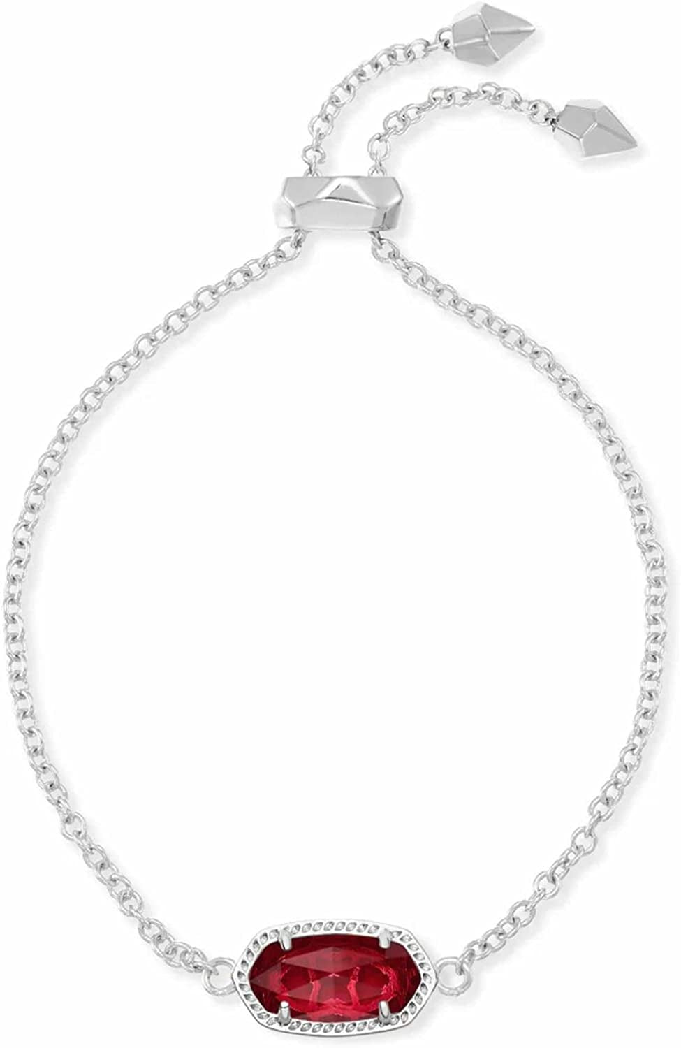 Kendra Scott Elaina Link Chain Bracelet for Women Apparel & Accessories > Jewelry > Bracelets Kendra Scott RHODIUM - CLEAR BERRY  