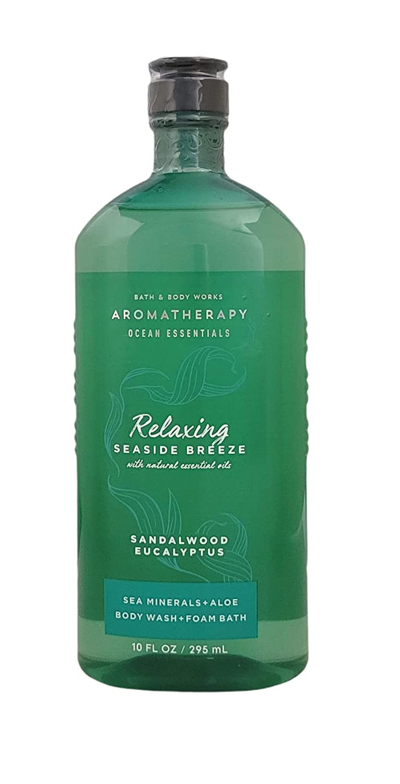 Bath and Body Works Body Care Aromatherapy - Body Wash + Foam Bath - 10 Fl Oz - Many Scents! (SLEEP - Rose + Lavender) Health & Beauty > Personal Care > Cosmetics > Bath & Body White Barn Candle Company Bath and Body Works Relaxing - Sandalwood Eucalyptus  