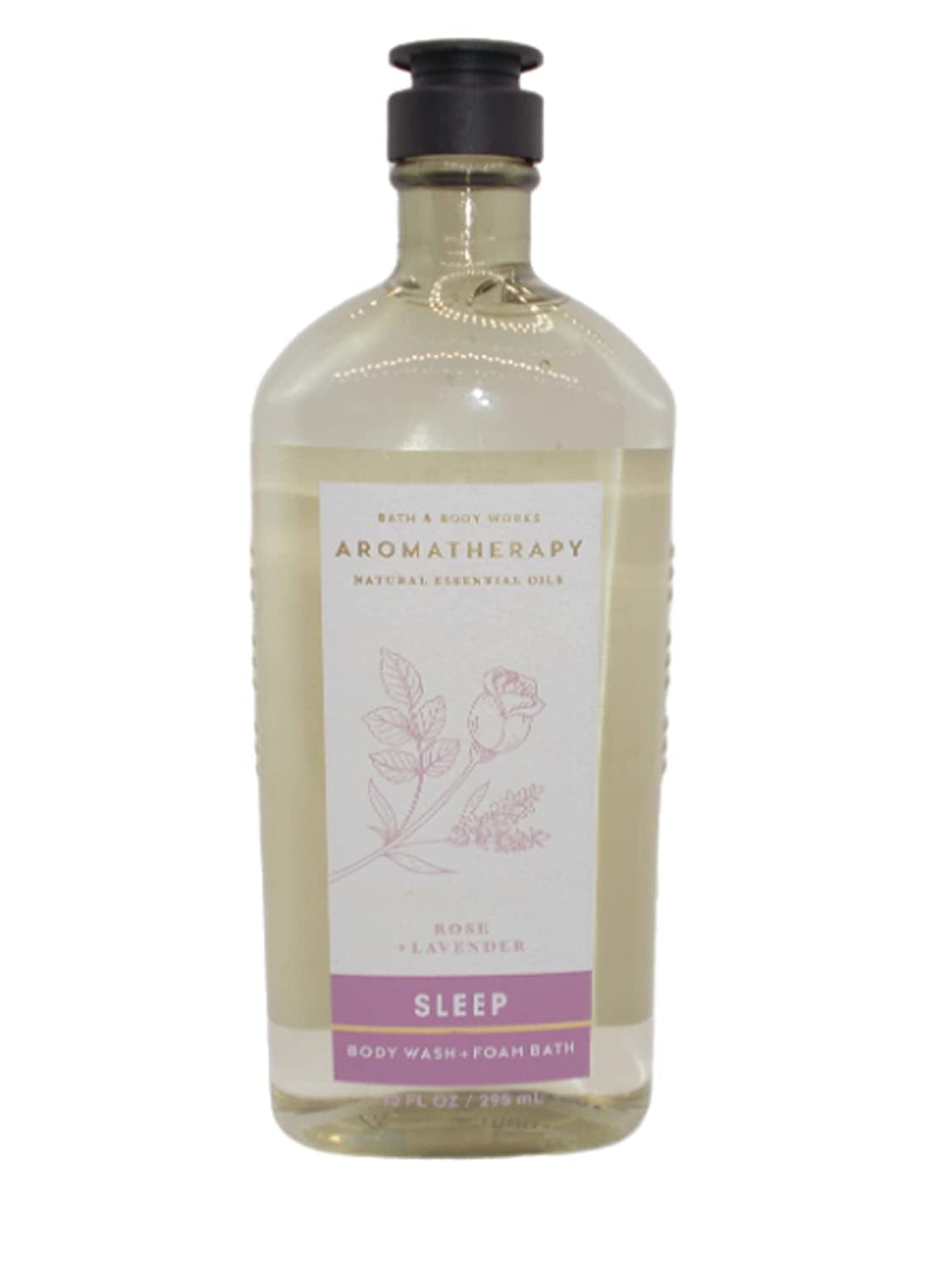 Bath and Body Works Body Care Aromatherapy - Body Wash + Foam Bath - 10 Fl Oz - Many Scents! (SLEEP - Rose + Lavender) Health & Beauty > Personal Care > Cosmetics > Bath & Body White Barn Candle Company Bath and Body Works SLEEP - Rose + Lavender  