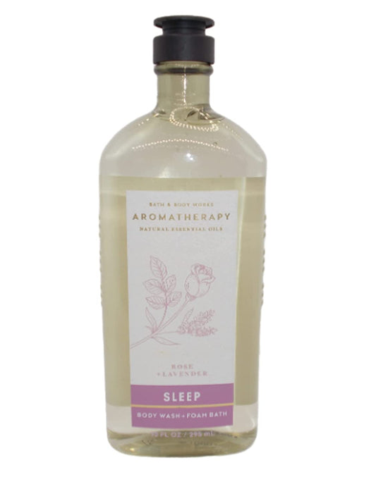 Bath and Body Works Body Care Aromatherapy - Body Wash + Foam Bath - 10 Fl Oz - Many Scents! (SLEEP - Rose + Lavender) Health & Beauty > Personal Care > Cosmetics > Bath & Body White Barn Candle Company Bath and Body Works SLEEP - Rose + Lavender  