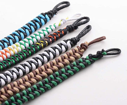 Jeka Handmade Braided Woven Friendship Bracelets Fashion 6 Pcs Bulk Men Women'S Cool Wrist Bracelet for Boys Gift Rakhi for Brother Apparel & Accessories > Jewelry > Bracelets JEKA JEWELRY   