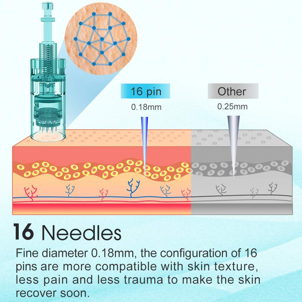 Dr. Pen Ultima A6S Professional Microneedling Pen - Wireless Derma Auto Pen - Best Skin Care Tool Kit for Face and Body - 6Pcs 16-Pin Cartridges Health & Beauty > Personal Care > Cosmetics > Cosmetic Tools > Skin Care Tools New Body Life   