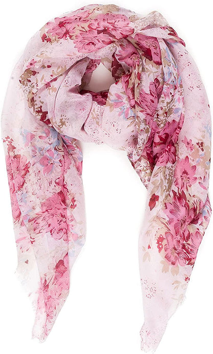 Scarfs for Women Lightweight Floral Flower Fashion Wrap Shawl Fall Winter Apparel & Accessories > Clothing Accessories > Scarves & Shawls MIMOSITO Daisy-p  
