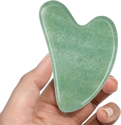 Ideayard Face Roller and Gua Sha Set - Jade Roller anti Aging Massager Tool - Natural Jade Roller for Face and Guasha Stone for Body - Beauty Roller Skin Care Tools Kit for Slimming & Firming Health & Beauty > Personal Care > Cosmetics > Cosmetic Tools > Skin Care Tools ideayard Aventurine-guasha  