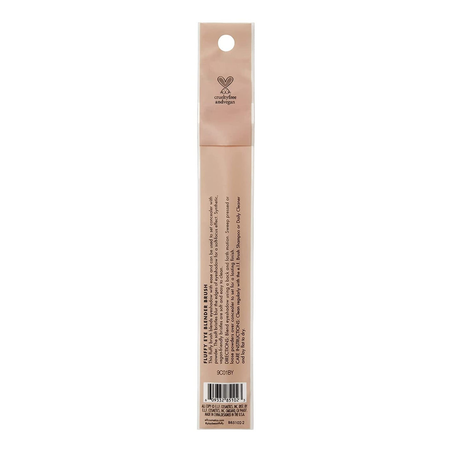 E.L.F. Fluffy Eye Blender Brush, Vegan Makeup Tool, Flawlessly Applies Eyeshadow & Sets Concealer Health & Beauty > Personal Care > Cosmetics > Cosmetic Tools > Makeup Tools e.l.f.   