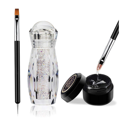 Micro AB Rhinestones with Glue and Tool, 1 Bottle of Ultra Mini 1.2Mm Caviar Beads Rhinestones for 3D Nail Art with 8Ml Glue and Tool Included Health & Beauty > Personal Care > Cosmetics > Cosmetic Tools > Nail Tools ULGAI AB Micro + Glue  
