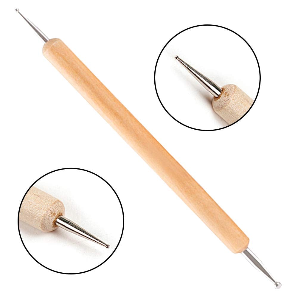 10 Pc 2 Way Dotting Pen Tool Nail Art Tip Dot Paint Manicure Kit, Embossing Stylus for Painting Health & Beauty > Personal Care > Cosmetics > Cosmetic Tools > Nail Tools PERRIROCK   