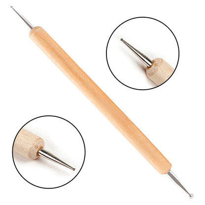 10 Pc 2 Way Dotting Pen Tool Nail Art Tip Dot Paint Manicure Kit, Embossing Stylus for Painting Health & Beauty > Personal Care > Cosmetics > Cosmetic Tools > Nail Tools PERRIROCK   