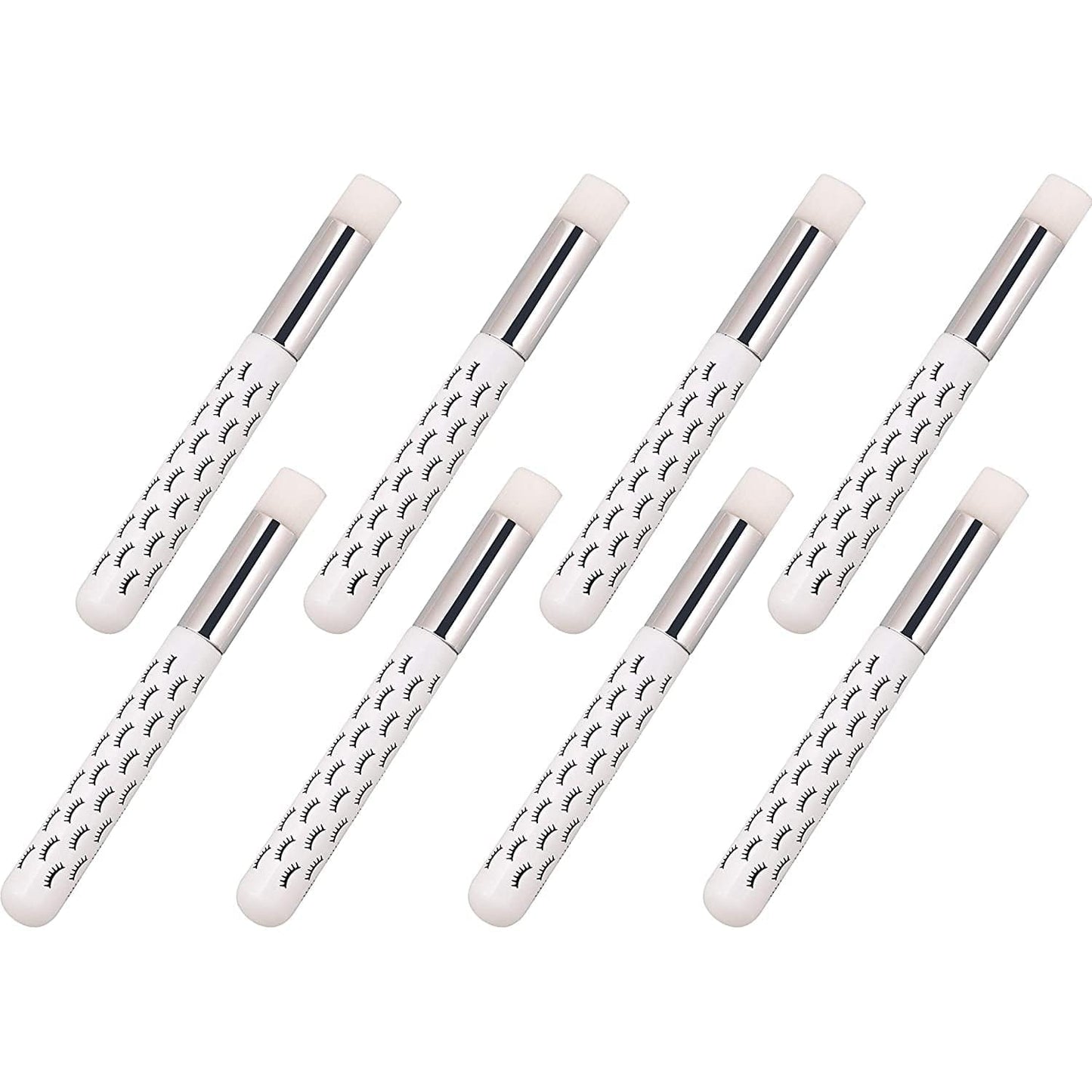 10 Pcs Cute White Lash Cleanser Brushes Lash Shampoo Brushes for Eyelash Extensions Cosmetic Brushes Peel off Blackhead Brush Remover Tool Nose Cleaning Washing Brush Health & Beauty > Personal Care > Cosmetics > Cosmetic Tools > Makeup Tools LS Keenon   