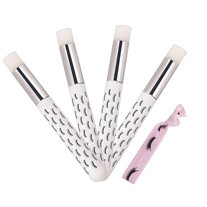 10 Pcs Cute White Lash Cleanser Brushes Lash Shampoo Brushes for Eyelash Extensions Cosmetic Brushes Peel off Blackhead Brush Remover Tool Nose Cleaning Washing Brush Health & Beauty > Personal Care > Cosmetics > Cosmetic Tools > Makeup Tools LS Keenon   