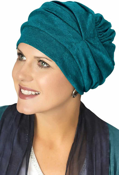 100% Cotton Trinity Turbans - 3 Way Headcovering Apparel & Accessories > Clothing Accessories > Headwear Headcovers Unlimited Lagoon One Size 