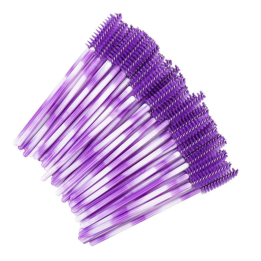 100 Pack Mascara Wands Disposable Eyelash Brushes for Eye Lash Extensions Makeup Brush Applicators One-Off Use Cosmetic Tool (Purple, 100) Health & Beauty > Personal Care > Cosmetics > Cosmetic Tools > Makeup Tools myaokue-up Purple 100 