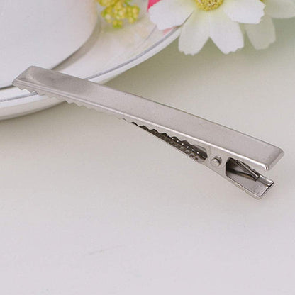 100 Pcs 3.1 Inch Silver DIY Hair Clips - Metal Alligator Clip for Hair Care Styling Tools, Arts & Crafts Projects, Women Styling Health & Beauty > Personal Care > Hair Care Teensery   