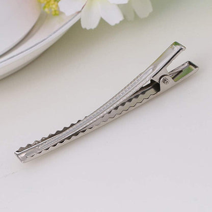 100 Pcs 3.1 Inch Silver DIY Hair Clips - Metal Alligator Clip for Hair Care Styling Tools, Arts & Crafts Projects, Women Styling Health & Beauty > Personal Care > Hair Care Teensery   