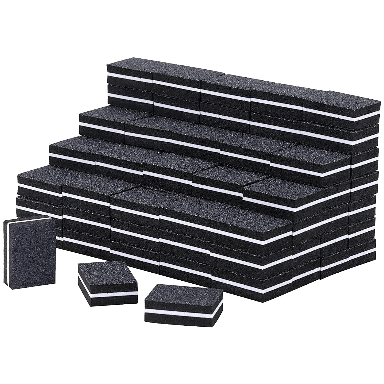 100 Pcs Mini Buffers for Nails 180/100 Grit Buffer for Acrylic Nails for Nail Care(Black) Health & Beauty > Personal Care > Cosmetics > Cosmetic Tools > Nail Tools acDesign 100-black  