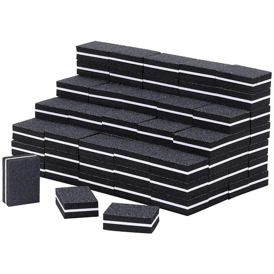 100 Pcs Mini Buffers for Nails 180/100 Grit Buffer for Acrylic Nails for Nail Care(Black) Health & Beauty > Personal Care > Cosmetics > Cosmetic Tools > Nail Tools acDesign 100-black  