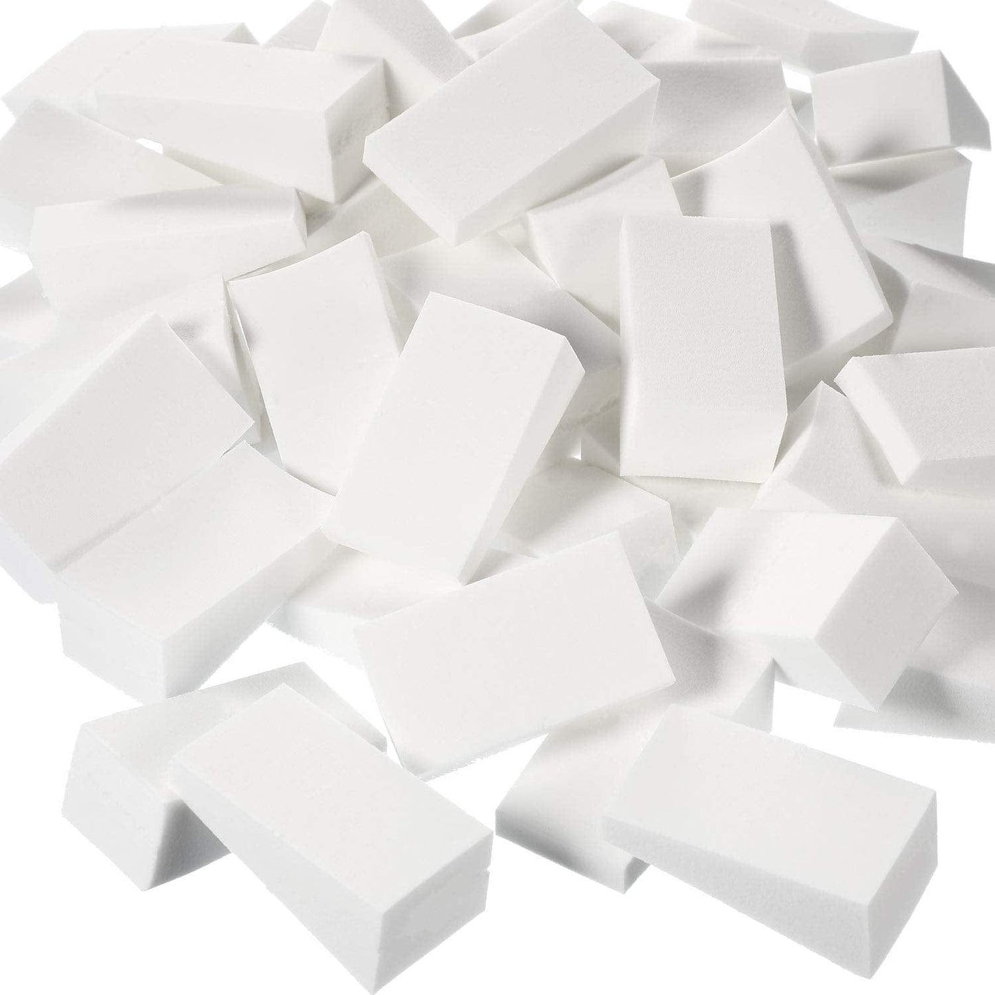 100 Pieces Cosmetic Sponges Latex Makeup Foam Wedges Foundation Beauty Tools (White) Health & Beauty > Personal Care > Cosmetics > Cosmetic Tools > Makeup Tools TecUnite White  