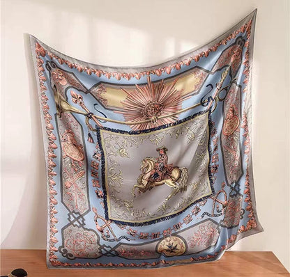 100% Pure Mulberry Silk Scarf 43" Large Square Lightweight Headscarf& Shawl–Women Hair Wraps-With Gift Packed Apparel & Accessories > Clothing Accessories > Scarves & Shawls KYLIE MAX   