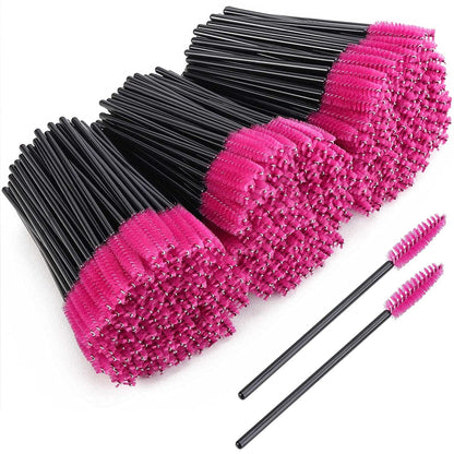 1000 PCS Disposable Eyelash Mascara Brushes Wands Applicator Makeup Brush Tool Kits,Pink Health & Beauty > Personal Care > Cosmetics > Cosmetic Tools > Makeup Tools LoveBB Pink  