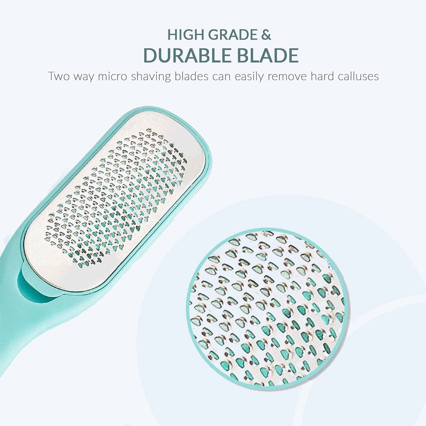 Callus Remover for Feet | Double-Sided Foot Scrub -Foot File -Dead Skin Remover -Foot Rasp for Exfoliation -Wet & Dry Feet Scrubber for Smoothing & Softening Feet -Pedicure Tool for Foot Care Health & Beauty > Personal Care > Foot Care Relax Tony   