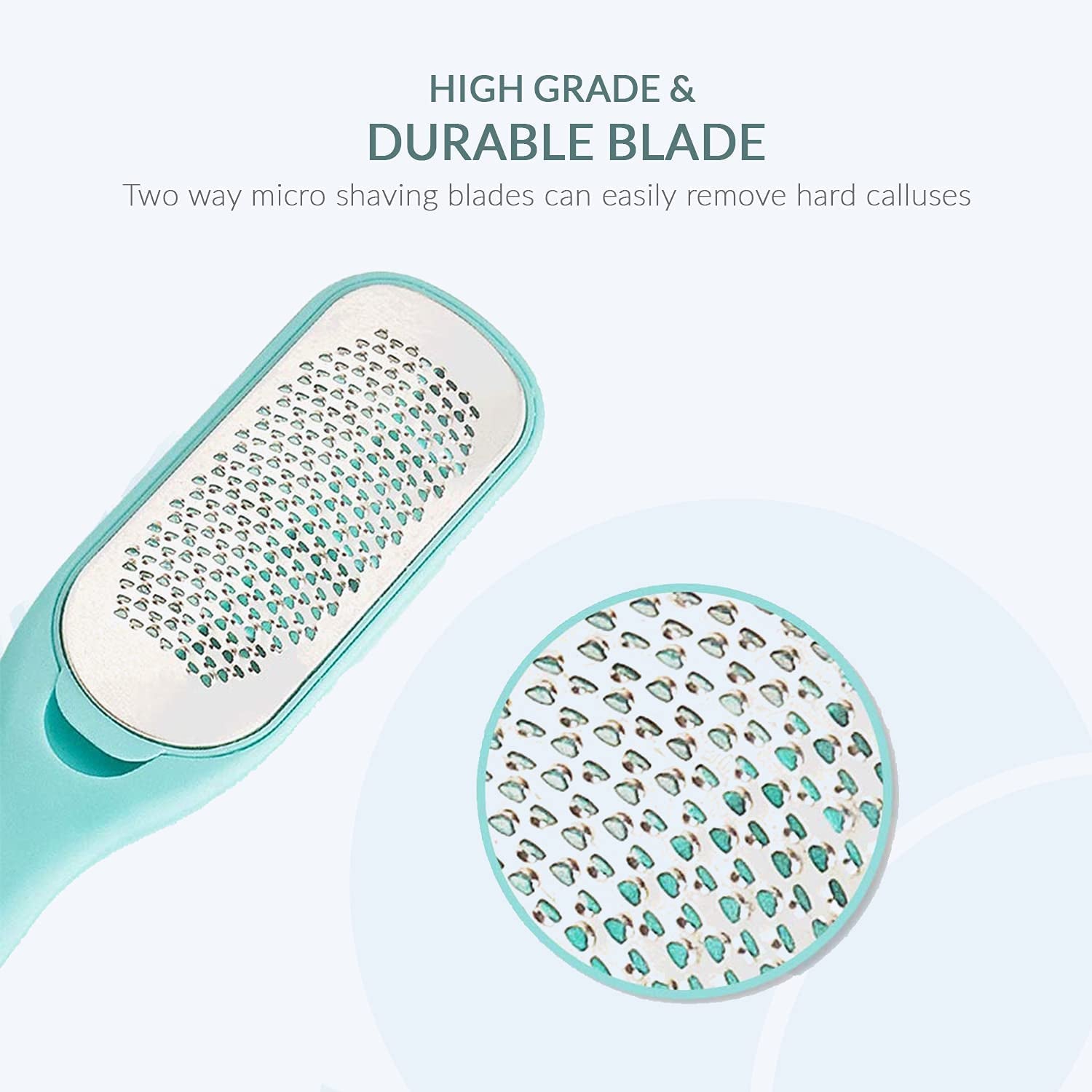 Callus Remover for Feet | Double-Sided Foot Scrub -Foot File -Dead Skin Remover -Foot Rasp for Exfoliation -Wet & Dry Feet Scrubber for Smoothing & Softening Feet -Pedicure Tool for Foot Care Health & Beauty > Personal Care > Foot Care Relax Tony   