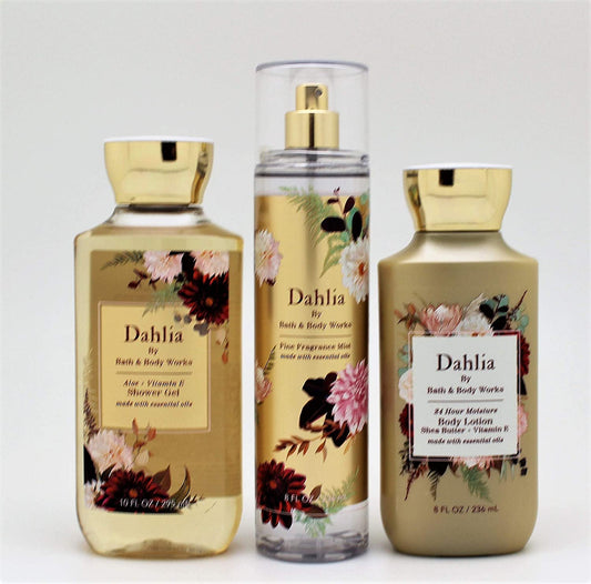 Bath and Body Works - Dahlia - Daily Trio – Fall 2020 Health & Beauty > Personal Care > Cosmetics > Bath & Body Bath & Body Works   