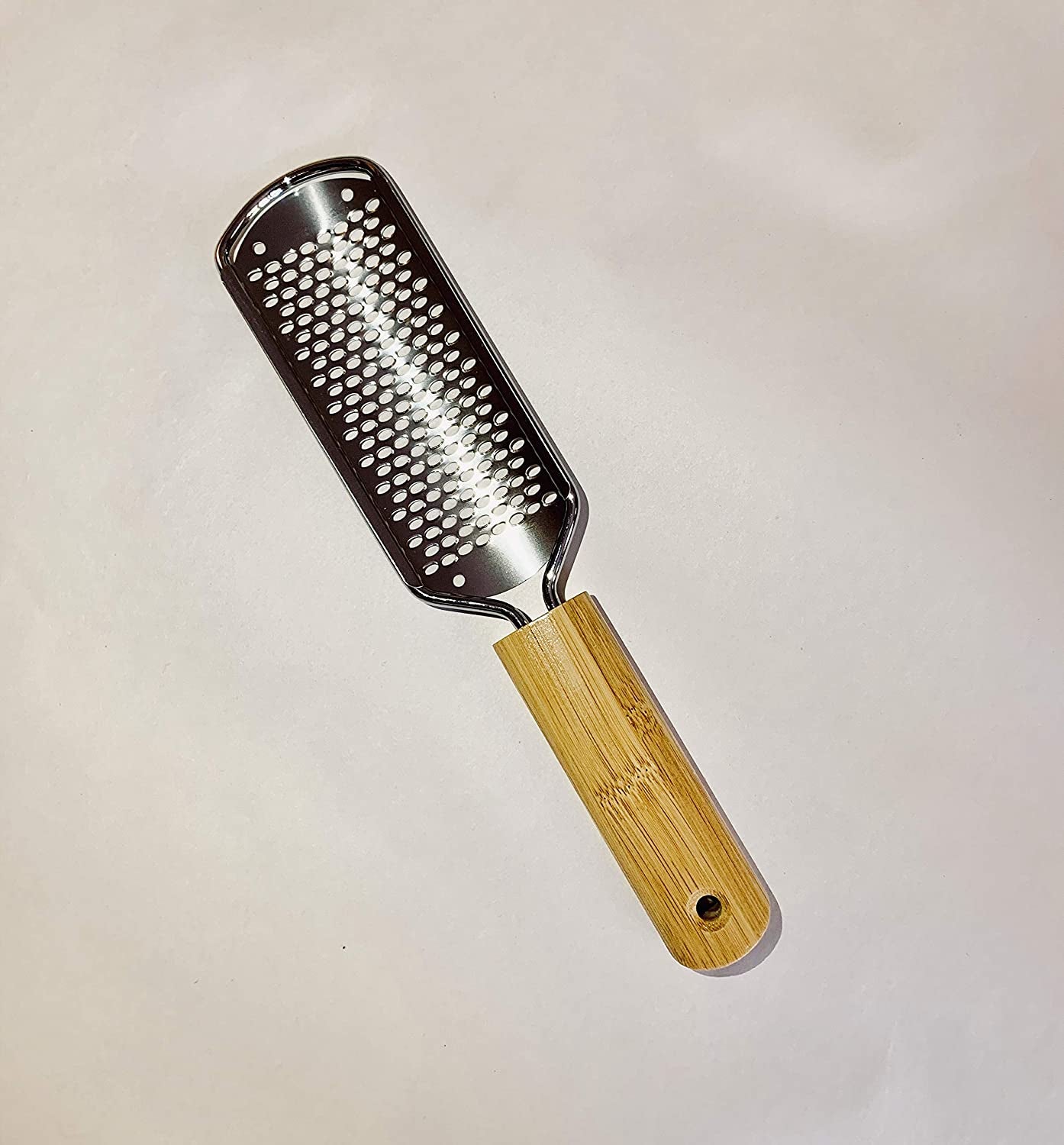 Foot Callus Remover. Cozibath File for Heels with Bamboo Handle, Surgical Grade Stainless Steel Foot Grater to Remove Dead Skin, Foot Scrubber, Cracked Heel Care Tool Health & Beauty > Personal Care > Foot Care Generic   