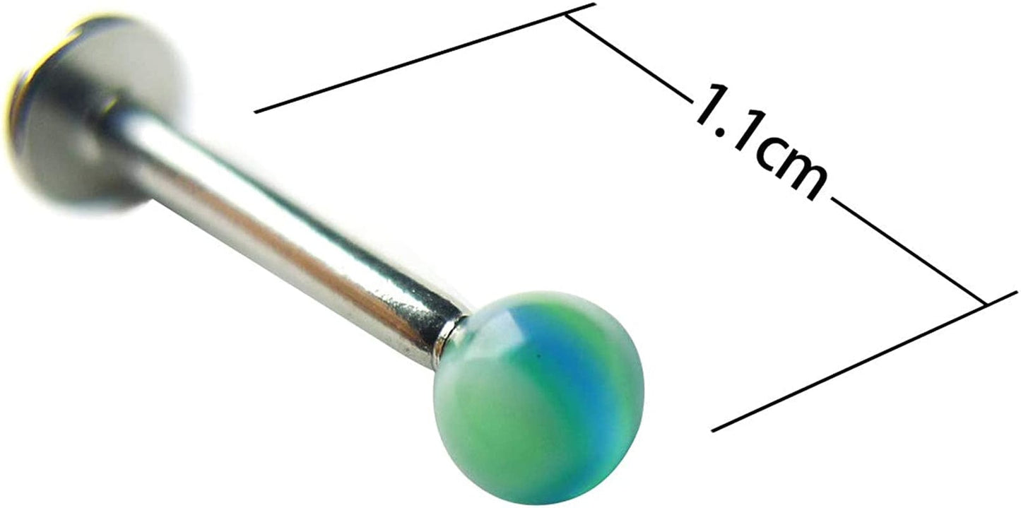 100Pcs Women Labret Lip Bar Ring Body Piercing Jewelry Ball Apparel & Accessories > Jewelry > Body Jewelry SteelFever   