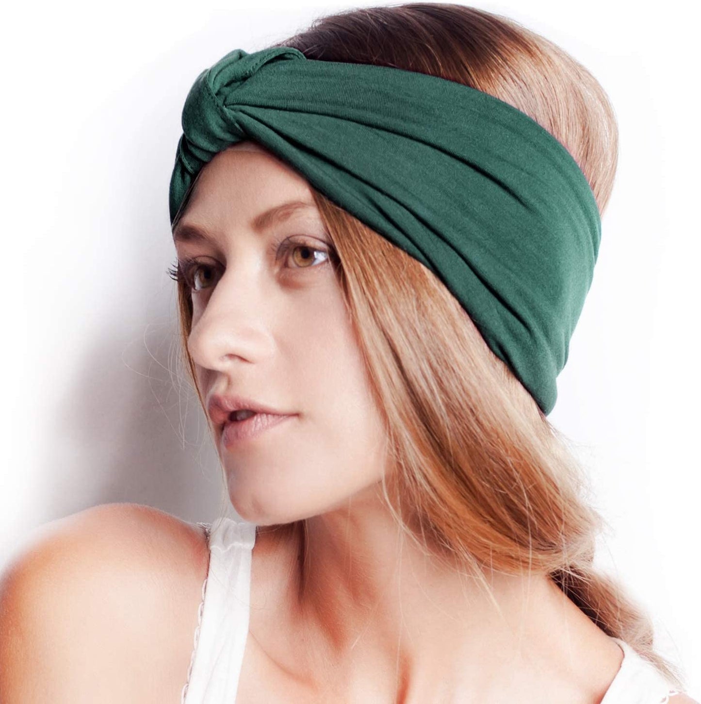BLOM Original Headbands for Women Wear for Yoga, Fashion, Working Out, Travel or Running Multi Style Apparel & Accessories > Clothing Accessories > Headwear BLOM Spruced Up Green  
