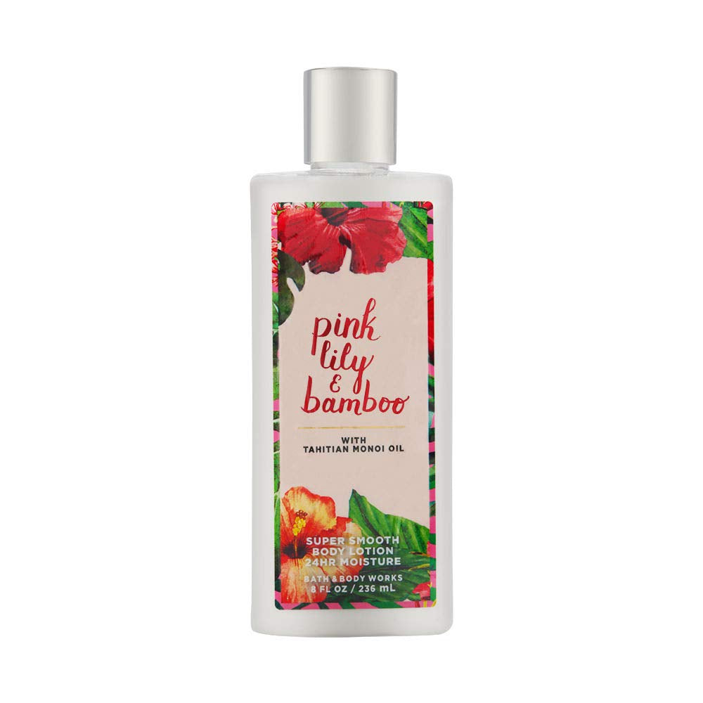 Bath & Body Works Pink Lily & Bamboo Super Smooth Body Lotion, 8 Ounce Health & Beauty > Personal Care > Cosmetics > Bath & Body Bath & Body Works Pink Lily & Bamboo 8 Ounce 