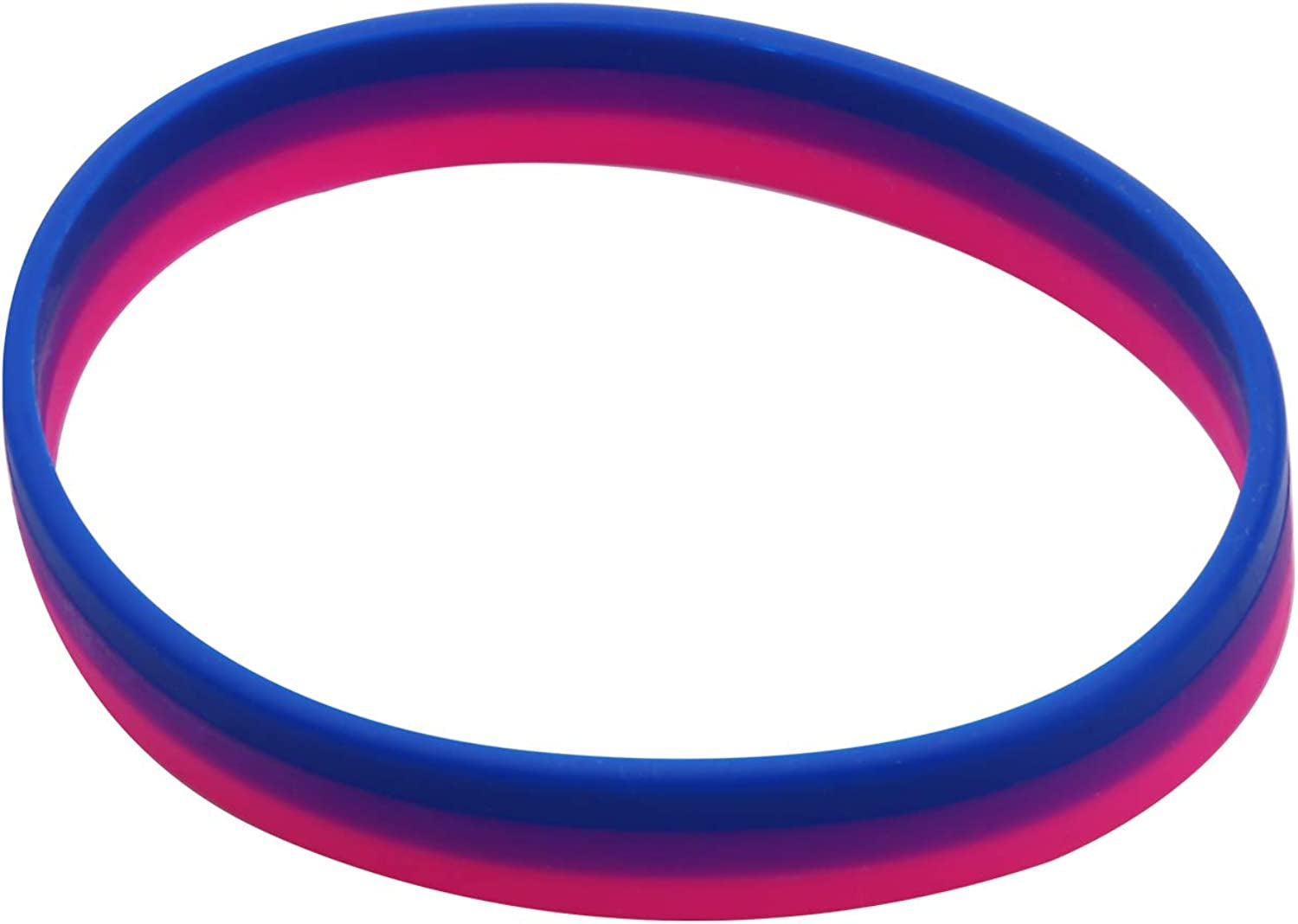 CHOORO LGBT Bracelet Gay Pride Bracelets Rainbow Silicone Rubber Wristbands LGBTQ Jewelry Gay Pride Gifts Apparel & Accessories > Jewelry > Bracelets CHOORO Bisexual rope  