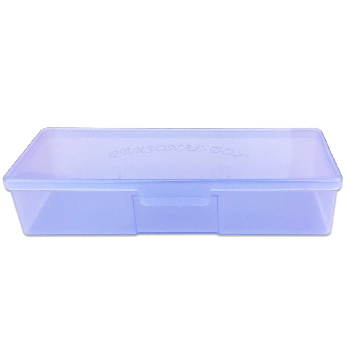 Beauticom Personal Box Storage Case for Professional Manicurist Nails Pedicure (Large Size) (4 Pieces Mix Color, Mix Color: Pink, Blue, Frosted, Purple) Health & Beauty > Personal Care > Cosmetics > Cosmetic Tools > Nail Tools Beauticom PURPLE 1 Piece 