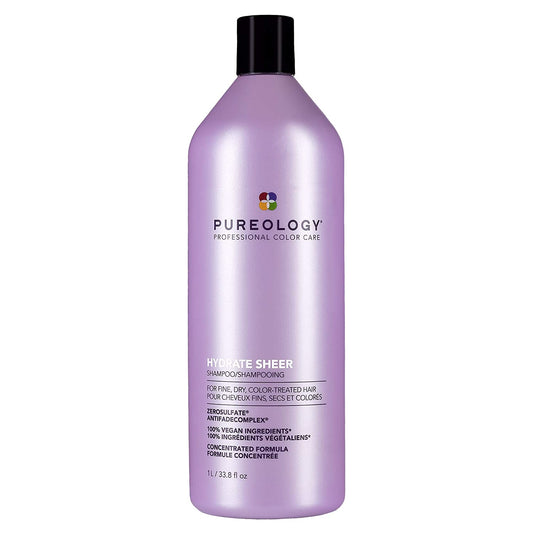 Pureology Hydrate Sheer Nourishing Shampoo Health & Beauty > Personal Care > Hair Care Pureology 33.8 Fl Oz (Pack of 1)  