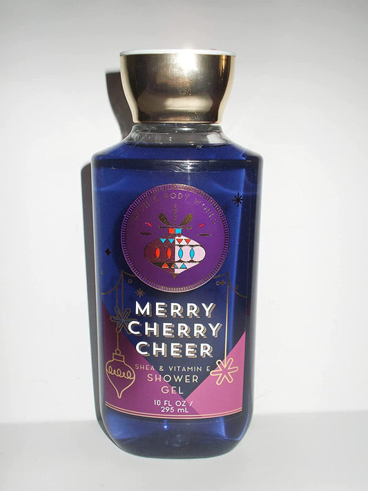 Bath and Body Works MERRY CHERRY CHEER Shower Gel 10 Fluid Ounce (2018 Edition) Health & Beauty > Personal Care > Cosmetics > Bath & Body Bath and Body Works   