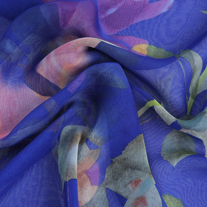 E-Clover Women Soft Floral Print Shawl Chiffon Sheer Scarf Apparel & Accessories > Clothing Accessories > Scarves & Shawls E-Clover   