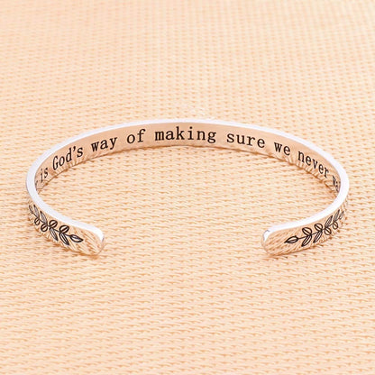 M MOOHAM Bracelets for Women- Engraved Quote Inspirational Bracelet Birthday Christmas Funny Gifts for Best Friend, Daughter, Son, Sister, Niece, Mom, Coworkers, Stainless Steel Jewelry Apparel & Accessories > Jewelry > Bracelets M MOOHAM   