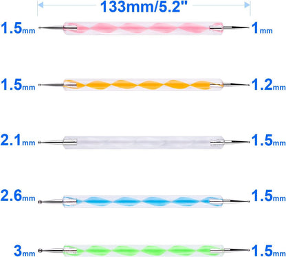 10PCS Dotting Tools Set for Nail Art, Embossing Stylus for Painting Health & Beauty > Personal Care > Cosmetics > Cosmetic Tools > Nail Tools Petutu   