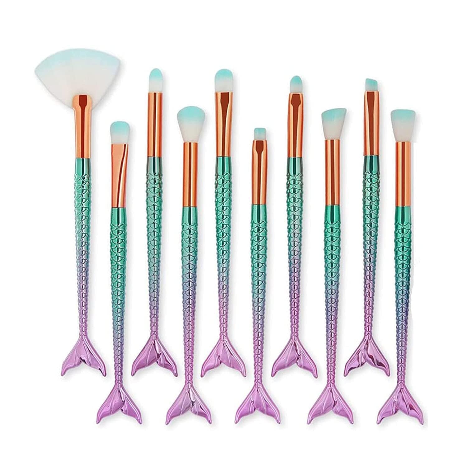 11 PCS Makeup Brush Set Professional Eye Makeup Brushes for Eyeshadow Concealer Eyeliner Brow Blending Brush Tool Health & Beauty > Personal Care > Cosmetics > Cosmetic Tools > Makeup Tools Tenmon   