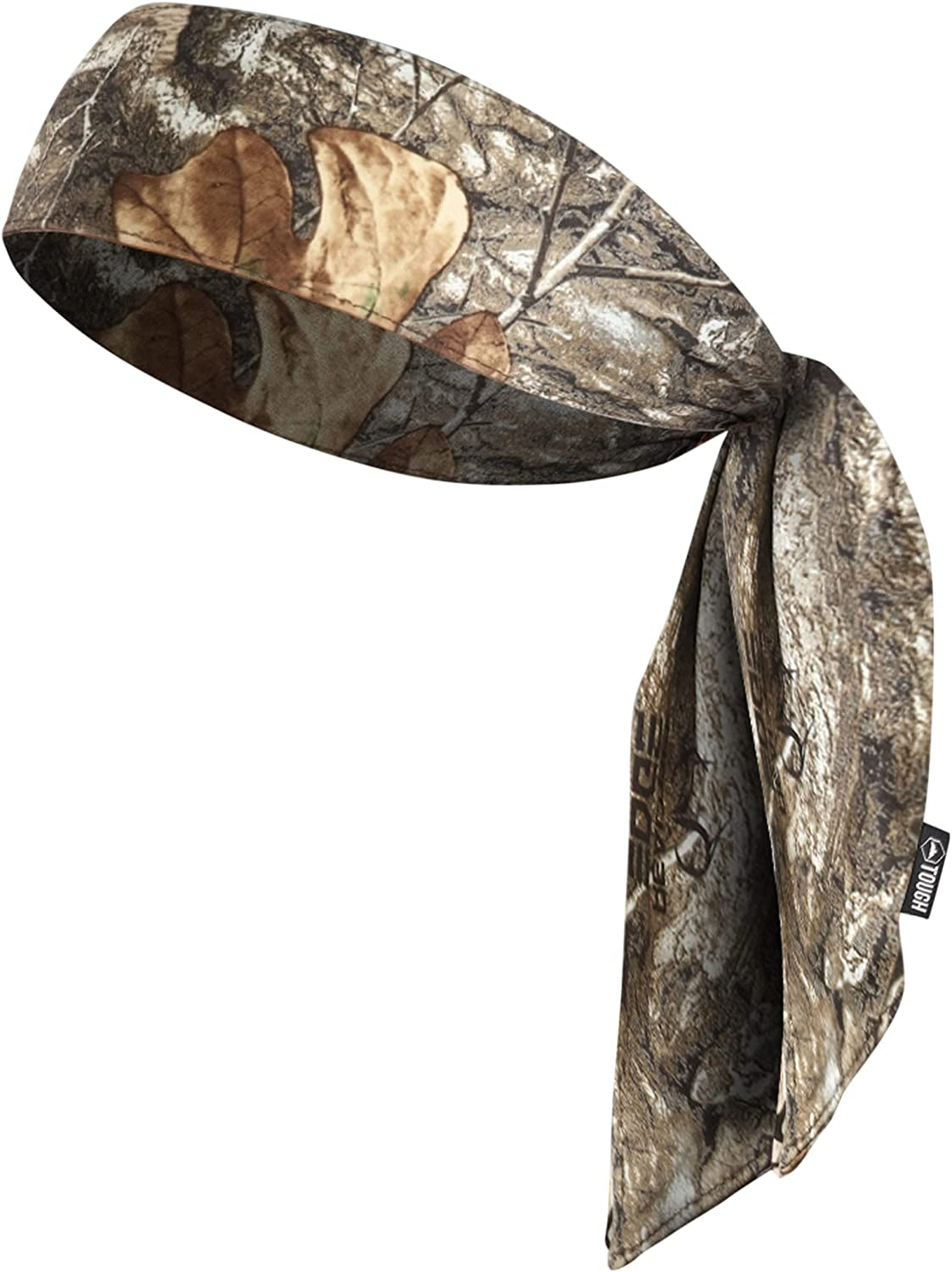 Tie Headband - Sports Head Ties for Men, Women, Kids - Ninja, Karate, Tennis, Pirate Head Band & Bandana - Athletic Sweatband/Hair Band for Basketball, Softball, Running, Workout - Sweat Wicking Apparel & Accessories > Clothing Accessories > Bandanas & Headties Tough Headwear Realtree Edge  
